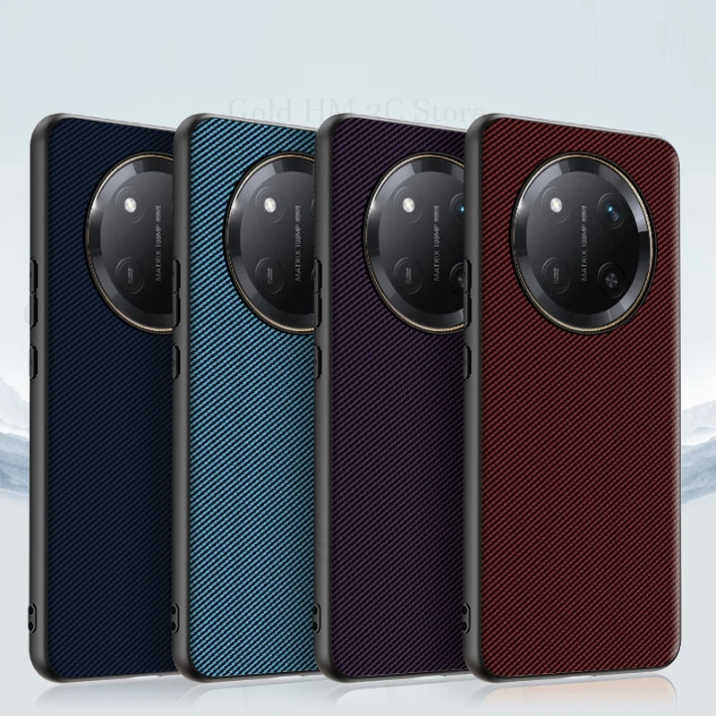 

Capa For Honor X60 Pro Kevlar Pattern Leather Phone Case For Honor X60 X50 GT Soft Silicone Protection Cover For Honor X60i X50i
