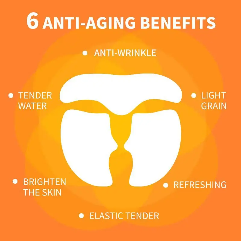 Collagen Film Paper Soluble Facial Mask Face Skin Cheek Sticker Forehead Patch Smile Lines Patches Anti-aging Wrinkles Remover