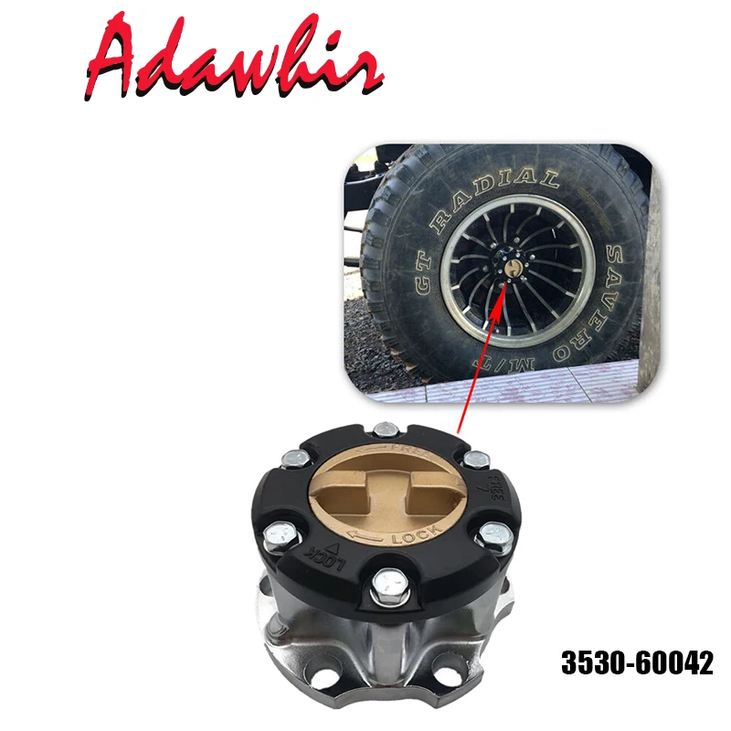 1 piece x FOR TOYOTA Landcruiser 1976-87,Hi-Lux 76-85,HZJ75/80, FZJ70/75,89--98 Free wheel hubs B002 43530-60042 4353060042