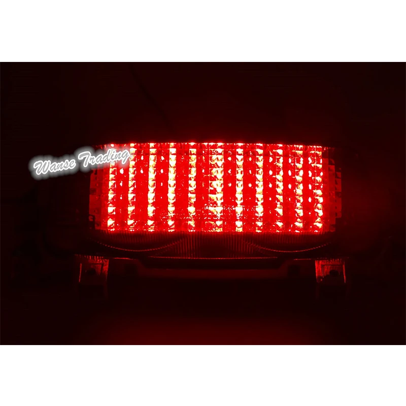 waase For Suzuki GSXR600 1992-1996 GSXR750 1993-1995 GSXR1100 1993-1998 E-Mark Rear Tail Brake Turn Signals Integrated Led Light