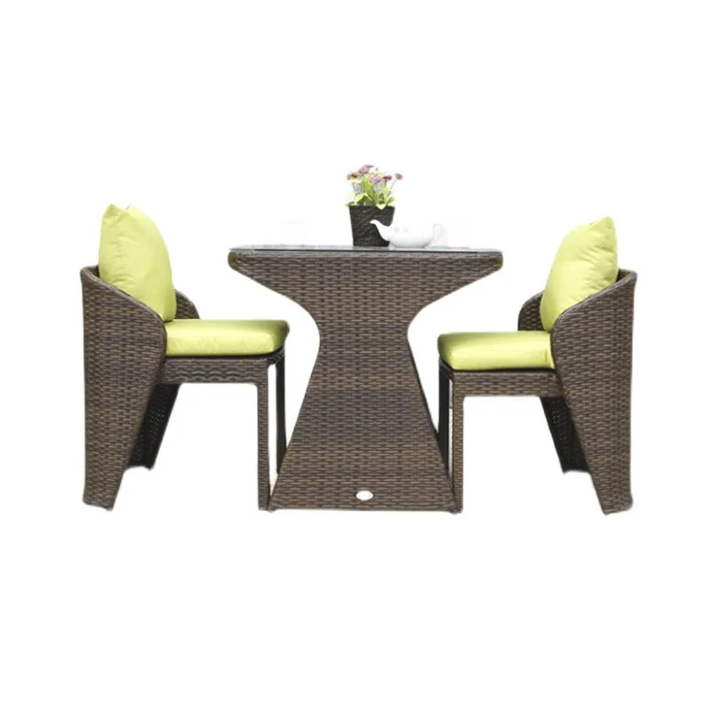 

Balcony small tables and chairs Internet celebrity storage table and chairs coffee table combination courtyard leisure outdoor