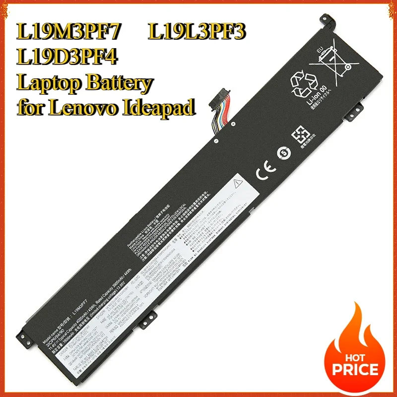 SWZY L19M3PF7 L19L3PF3 L19D3PF4 Laptop Battery for Lenovo Ideapad Creator 5-15IMH05 Gaming 3-15ARH05 Series 45WH