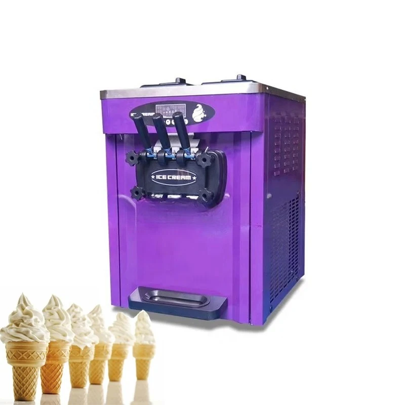 

High Quality Soft Ice Cream Machine For Business Use, Three Head Mixing Popsicle Machine