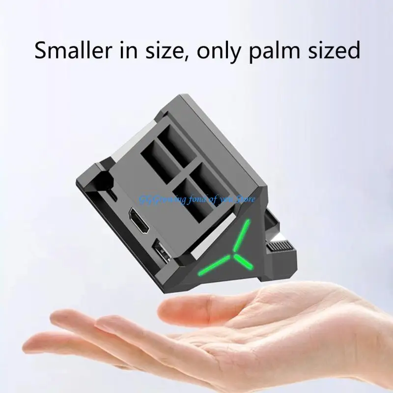 

H9EB USB Hub with 3 USB Port 4 Card Slot LED Light Charging Station