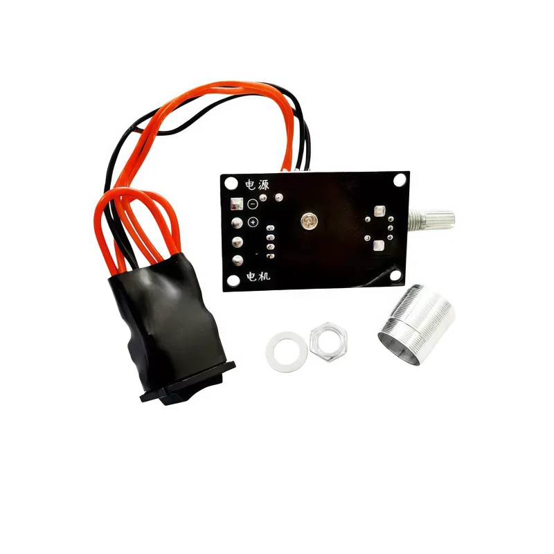 PWM DC motor speed controller 6V 12V 24V 3A speed control switch, forward and reverse rotation, with switch function