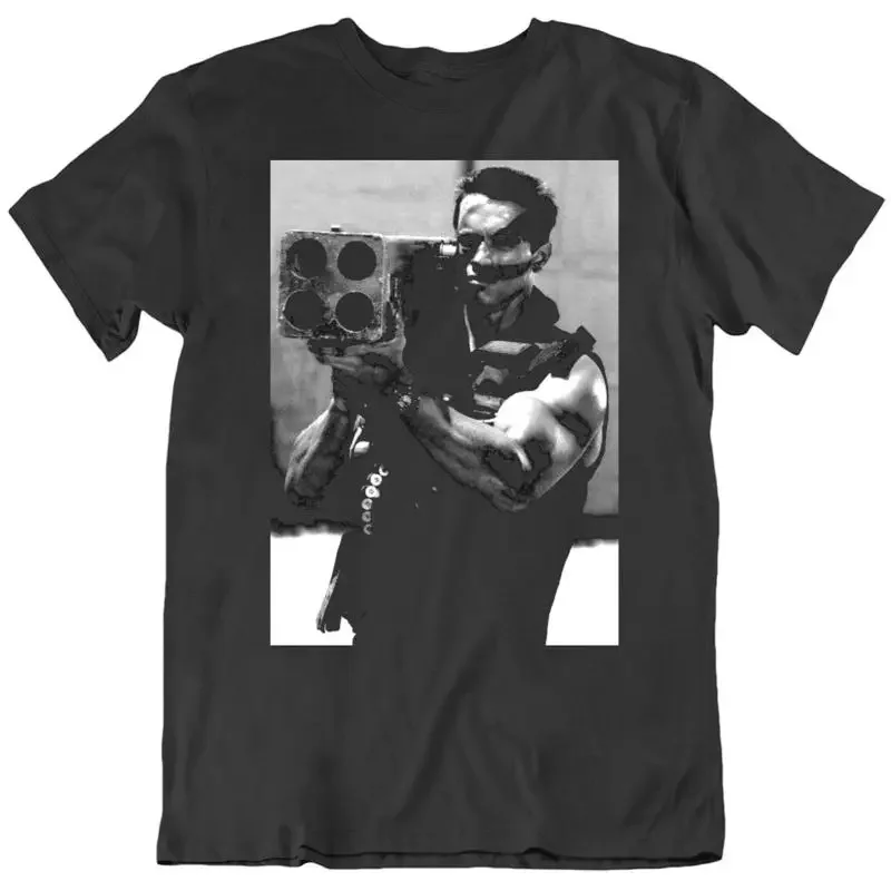 Cult Classic Commando Missile Launcher Action Movie Fan V4 T Shirt