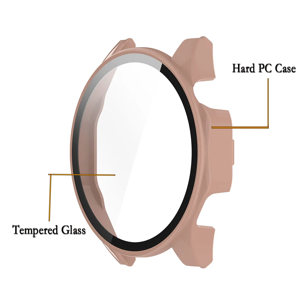 Funda de reloj 2 en 1 + vidrio templado para Huawei Watch GT4, carcasa dura de PC de 46mm con película protectora de pantalla