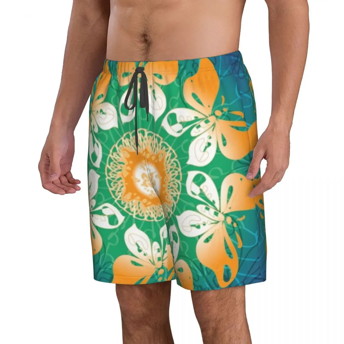 Butterfly Abstract Circle Beach Board Shorts Swimming Swimsuits Surfing Shorts Swimwear Shorts