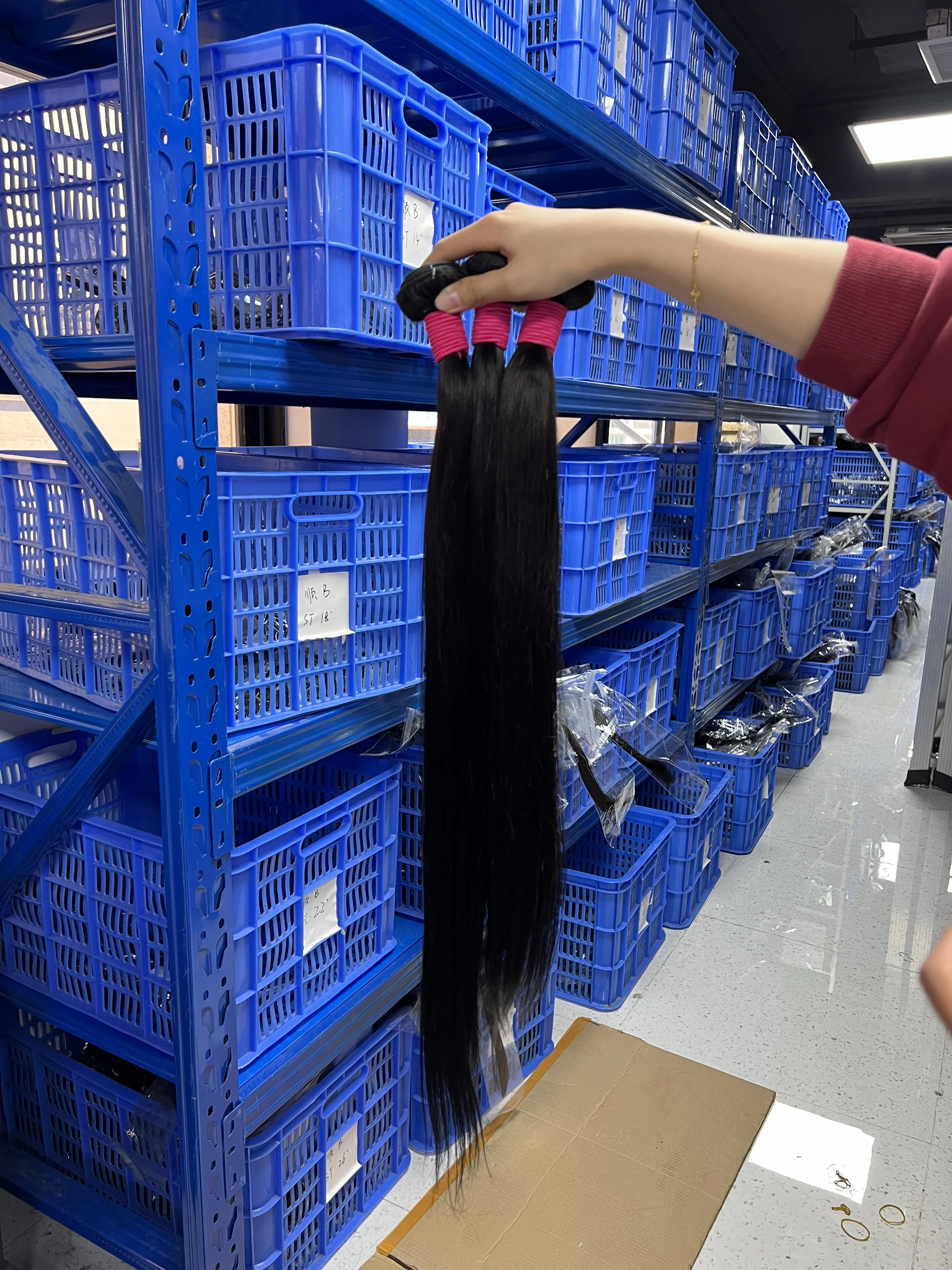 Peruvian Hair Bundles Bone Straight Human Hair Weave Bundles Remy Hair Extension Natural Black 1/3/4 Pcs 14-30 Inches Wholesale