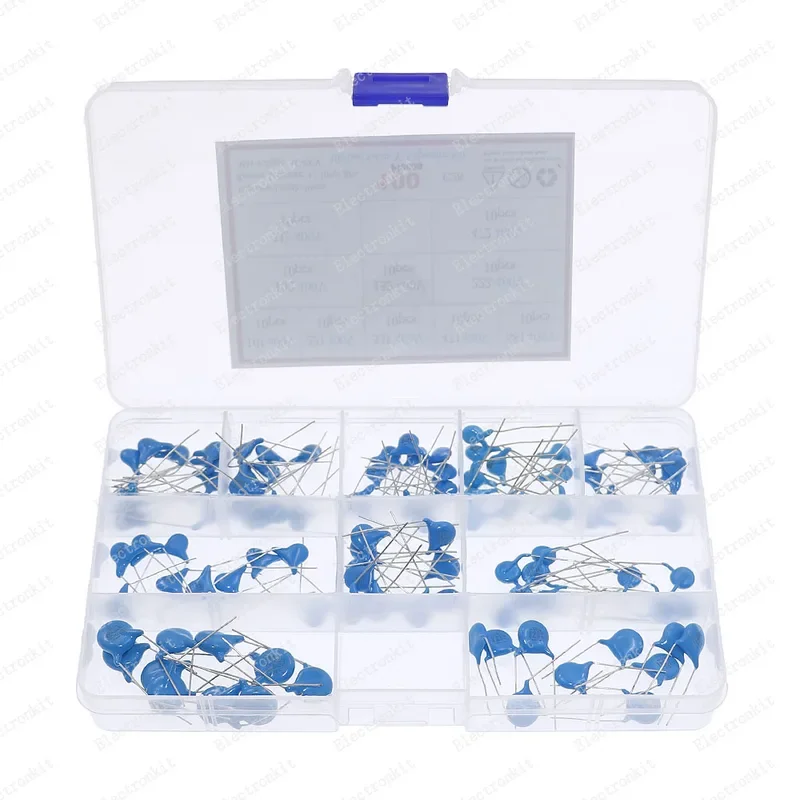 

100Pcs 10Value 100pF- 4.7nF Safety And Capacitor Assortment kit ± 10% 400VAC JN101 221 331 471 681 102 152 222 332 472