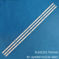 Striscia LED 8LED per Sharp RF-AJ400016SS30-0801 40 bg3k 40 bl5ea 40 bl2ea 40 bl3ea 40 aj2e 40 aj2i 40 aj2k 40 aj6ie 40 aj6ke LC-40UK7252E