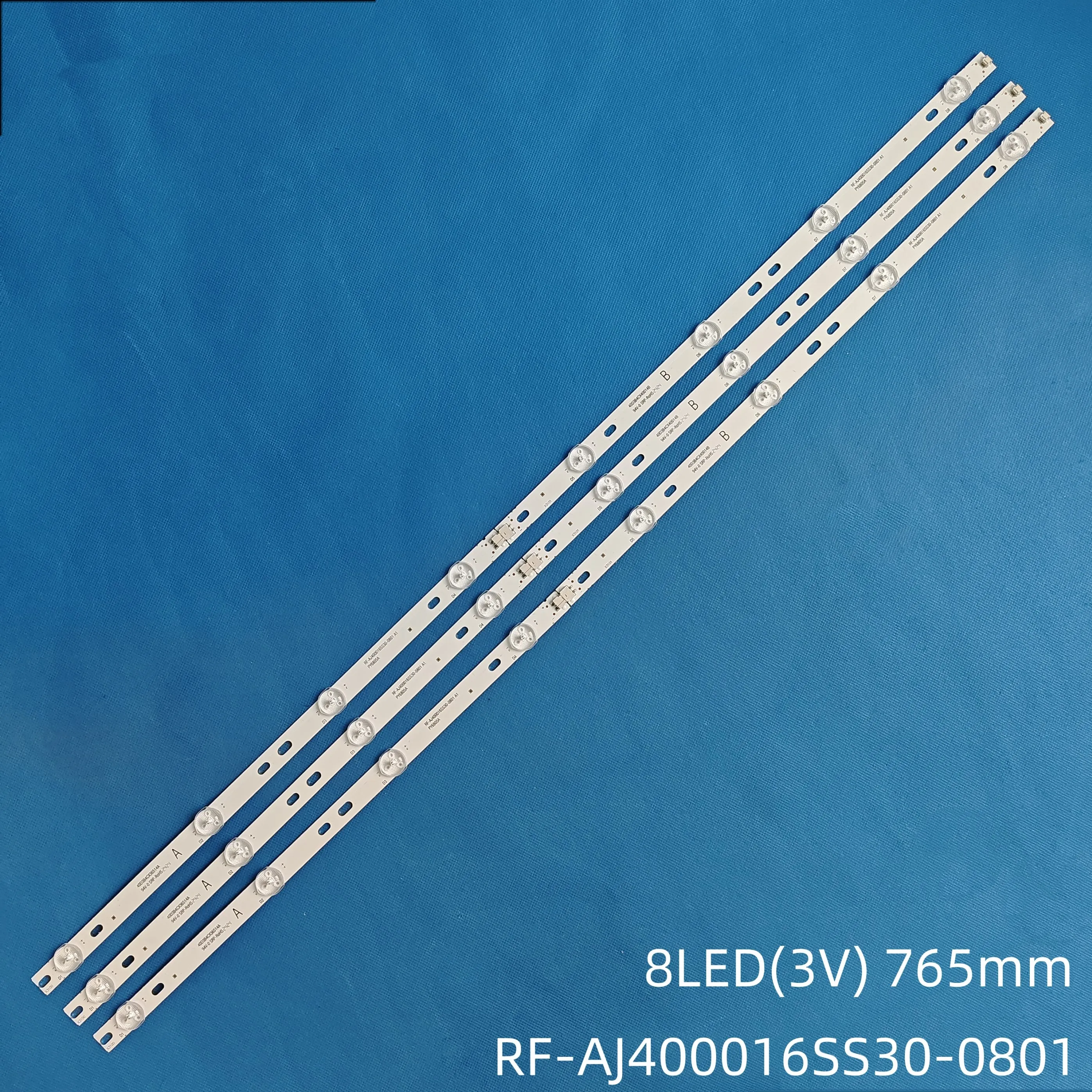 LED strip 8LED For Sharp RF-AJ400016SS30-0801 40BG3K 40BL5EA 40BL2EA 40BL3EA 40AJ2E 40AJ2I 40AJ2K 40AJ6IE 40AJ6KE LC-40UK7252E