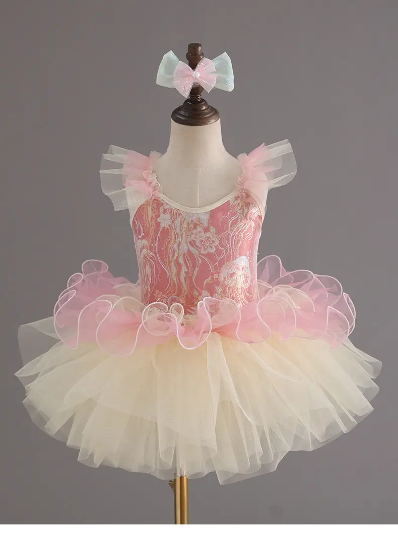 

Modern Dance Tutu Dress Girls Jazz Dance Costume Stage Performance Dance Costume Leotards for Girls Dresses Dance Wear