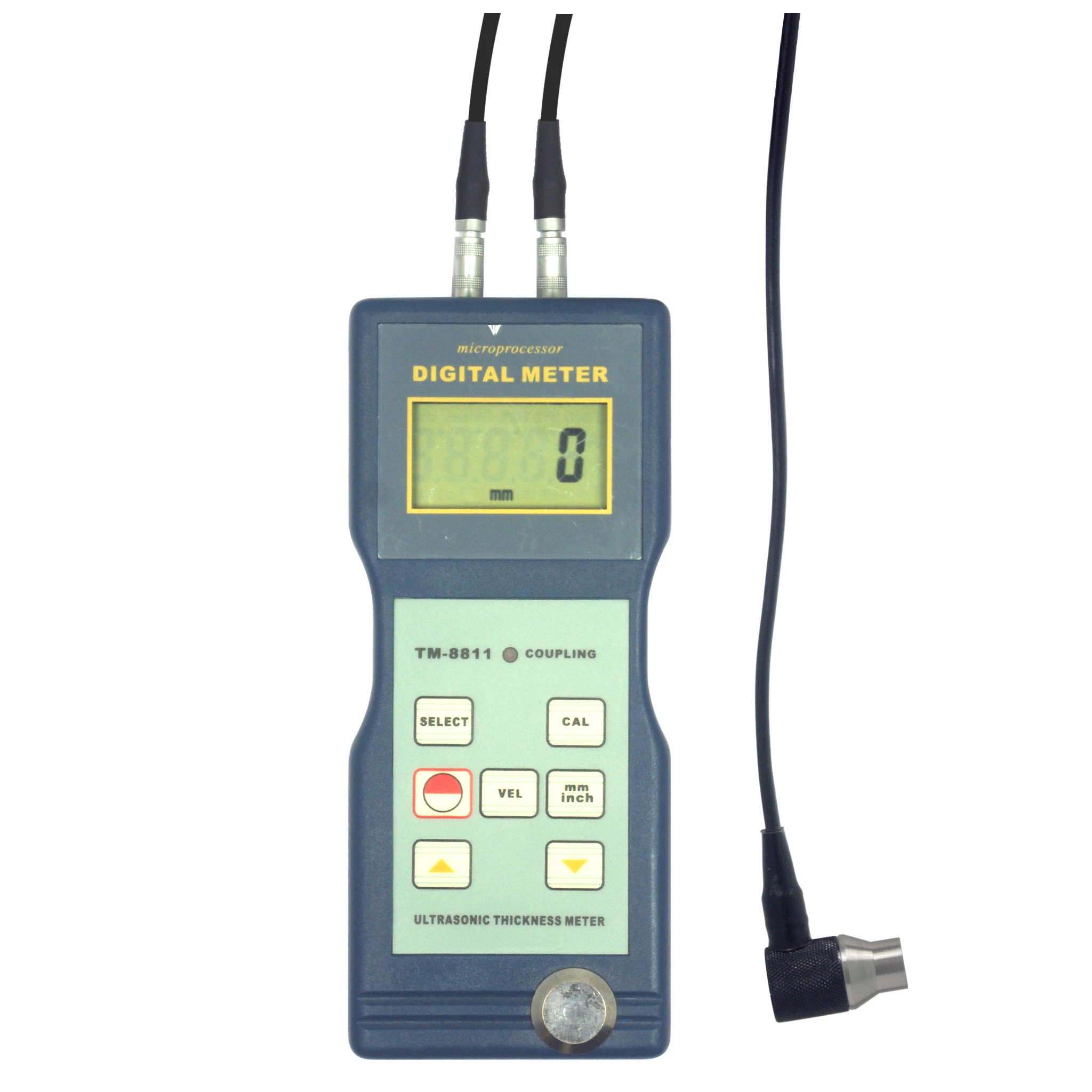 

Ultrasonic Thickness Gauge Metal Thickness Gauge TM-8811 1.2~200 mm