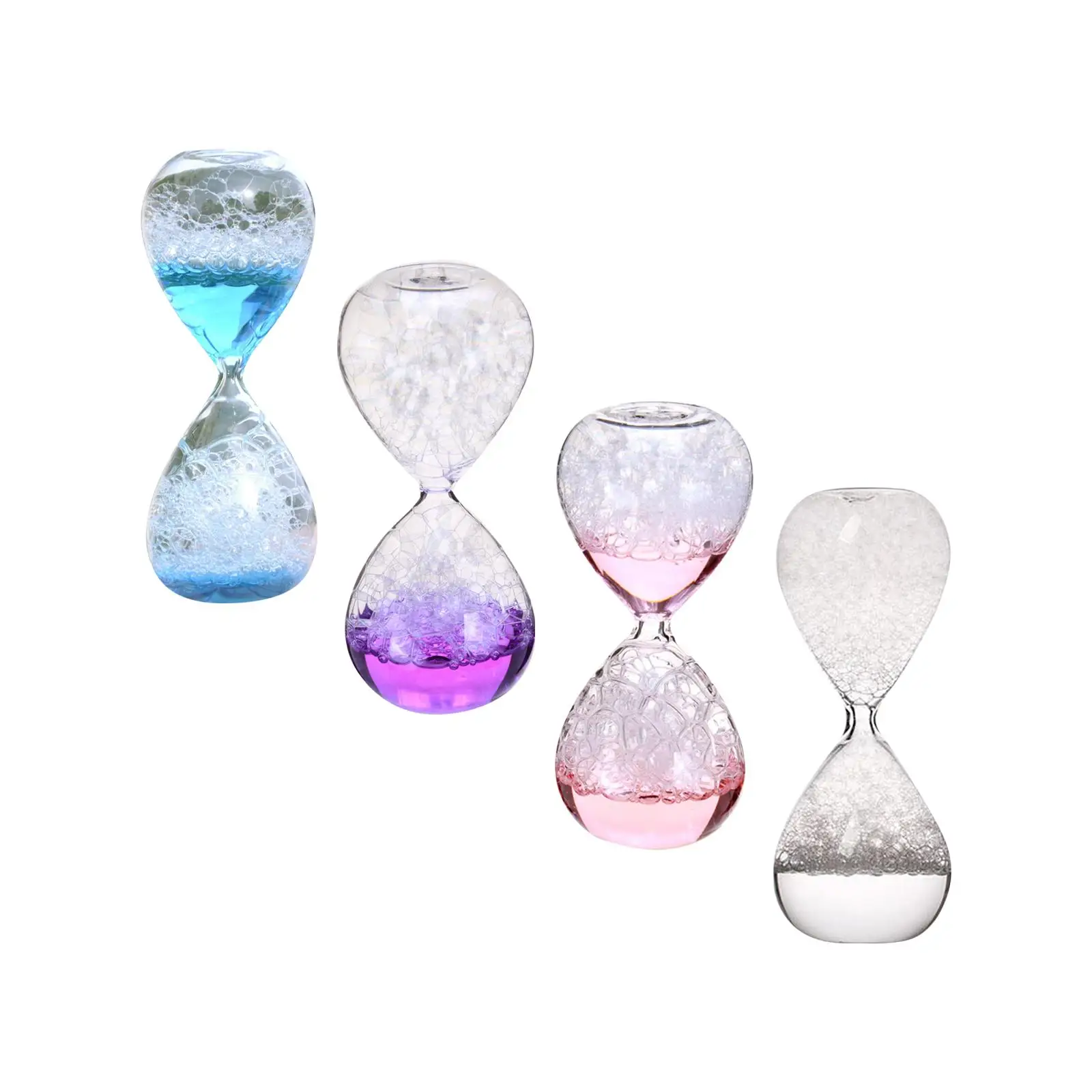 Glass hourglass, bubble, singing hourglass, hourglass, fluid motion, hourglass,