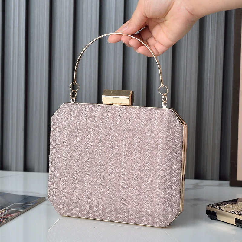 

Evening Bags for Women 2024 New Fashion Square Handbags Party Wedding Clutch Purse Luxury Shoulder Crossbody Bag Bolsa Feminina