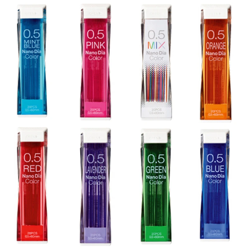 1Box 0.5mm Colored Mechanical Pencil Painting Special Mechanical Pencil Refills.