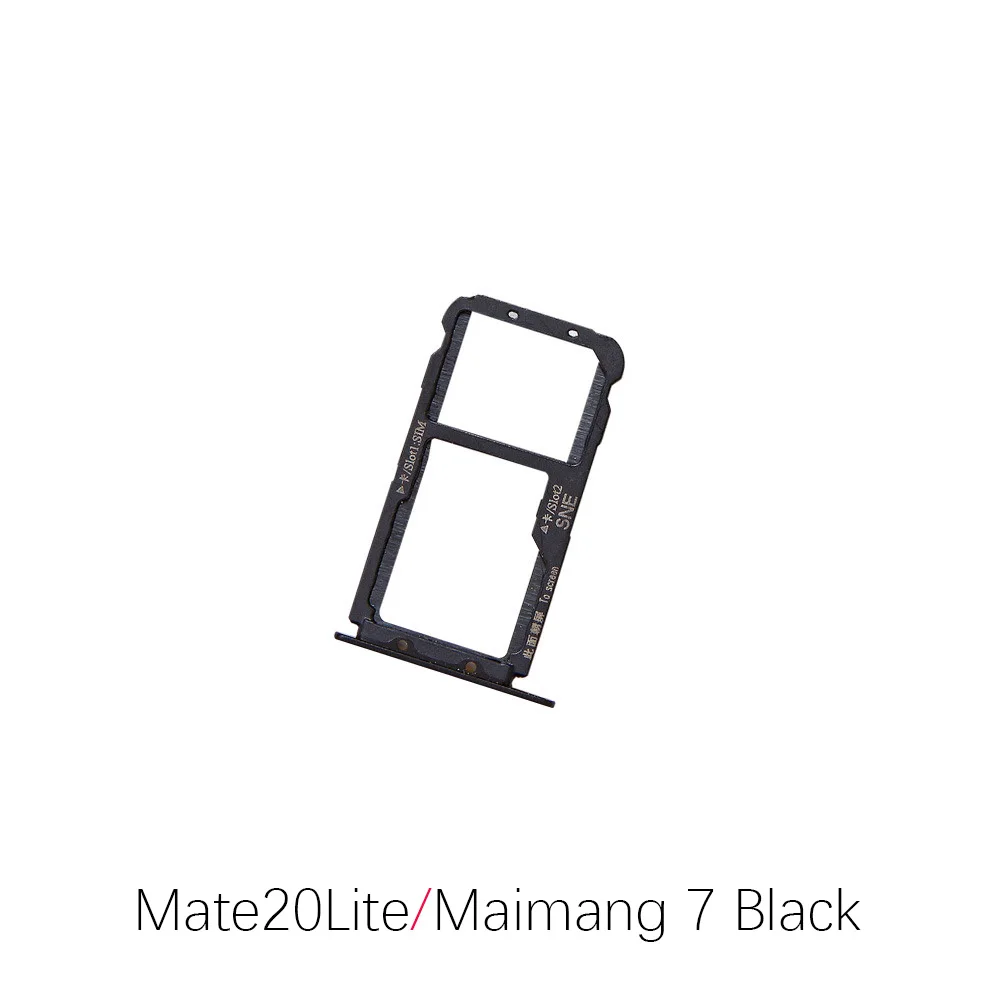 For Huawei Mate9Lite Mate10 10Lite 10Pro Mate20 20Pro Mate20X Sim Card Tray Slot Holder Socket Repair Parts