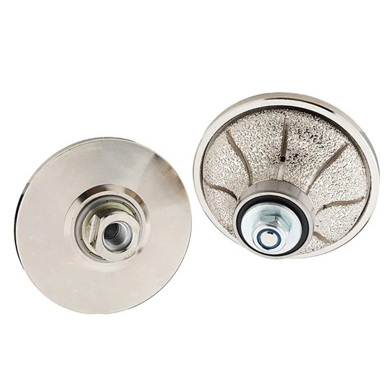 1Pc M14 Diamond Profile Grinding Wheel for Granite Marble Stone Vacuum Brazed Hand Profile Wheel