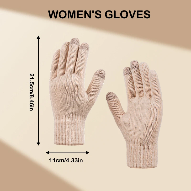 Chapéu de pompom casual de inverno feminino, luvas elásticas e quentes, cachecol longo de malha, conjunto de três peças, solto e confortável