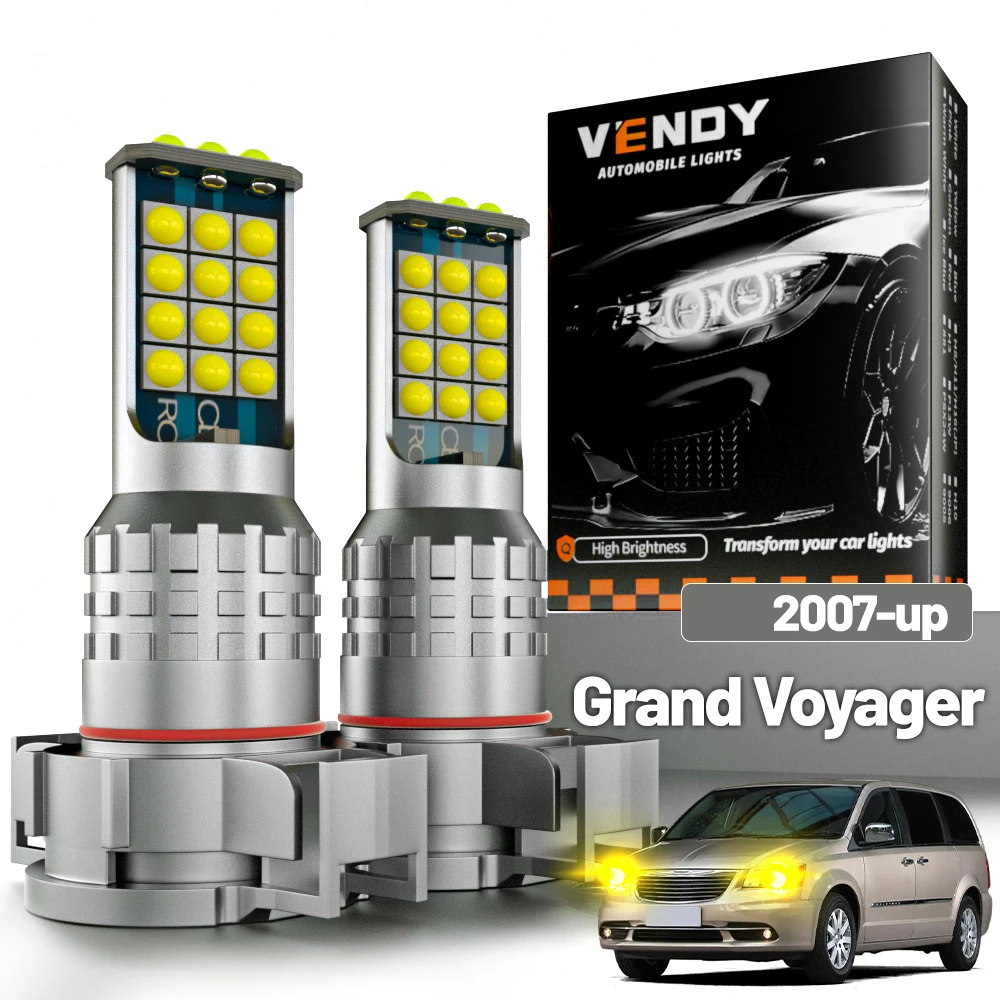 2 Stück LED-Nebelscheinwerfer für Chrysler Grand Voyager 2007-2016 2008 2009 2010 2011 2012 2013 2014 2015 Canbus Zubehör
