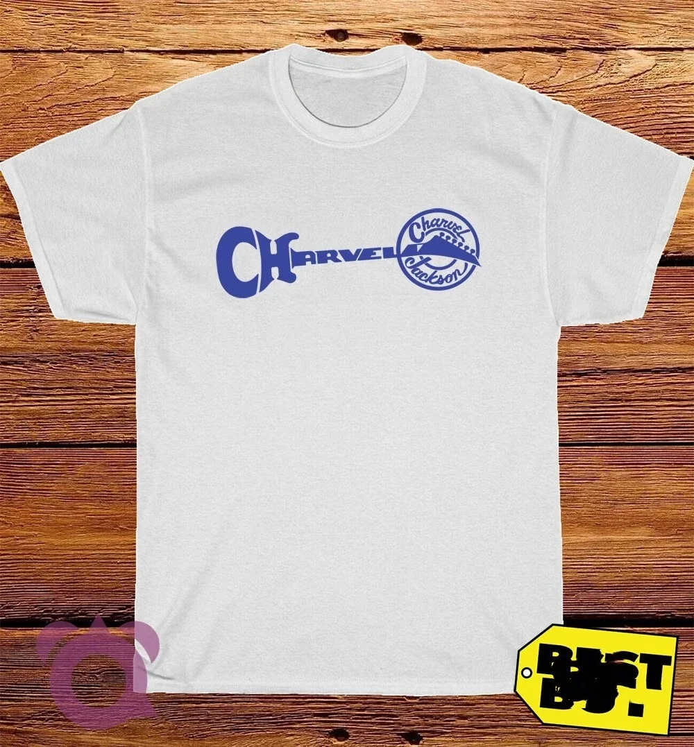 

2025 Summr New Charvel Jackson Logo Men's American Funny T-shirt Printed Cotton Round Neck T-shirt for Men and Women