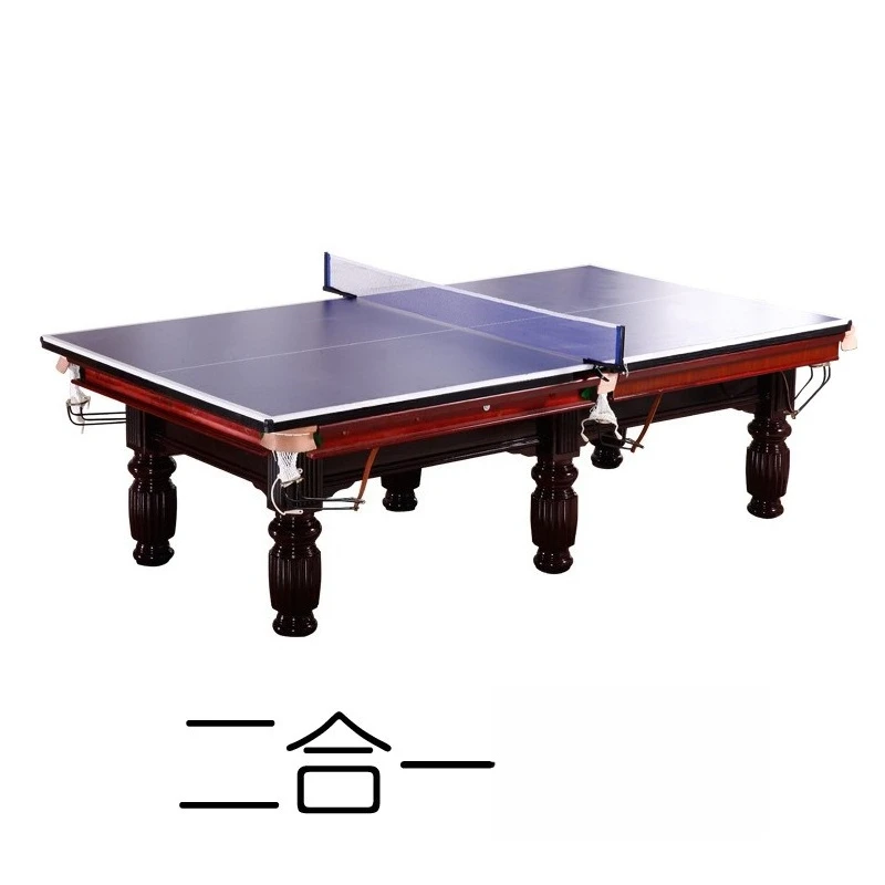 

Factory 9ft Snooker Pool Table Solid Wood Leg Billard Table