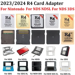 2024 New For R4I SDHC Burning Card Gold White Silver Portable Flashcard Use FAT16/FAT32 Format TF Card for Nintendo