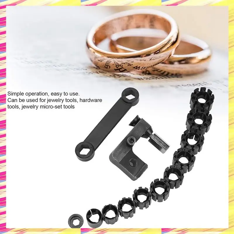 ABJJ Ring Setter Clamp Fixture Engraving Ball Jewelry Processing Tool For Rings Accessories