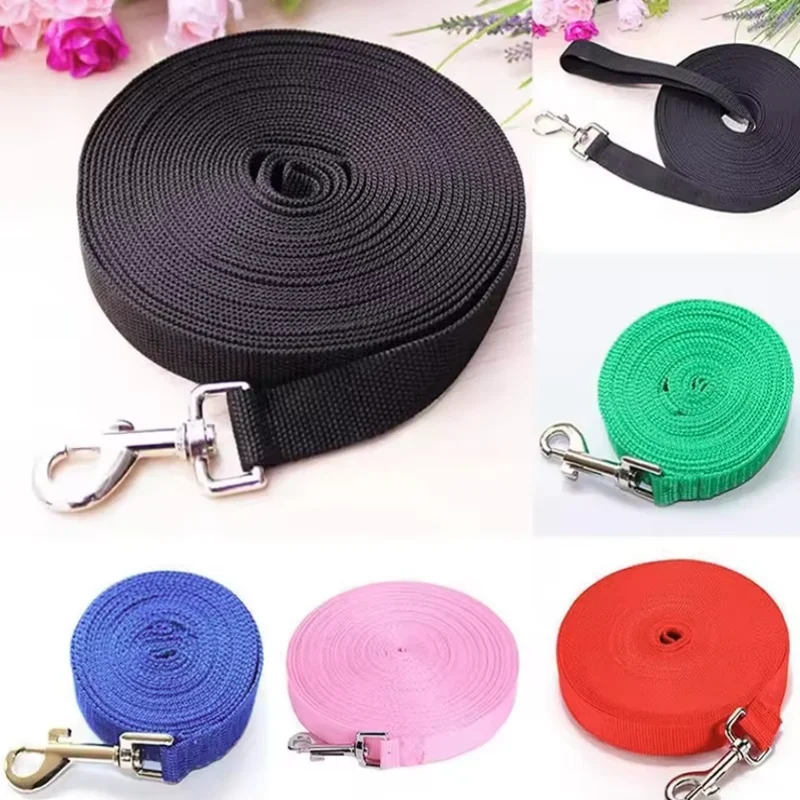 Long Leash for Dogs 1.2M-50M Overlength Puppy Outdoor Training Nylon Rope Extended Control Dog Leashes Accessory