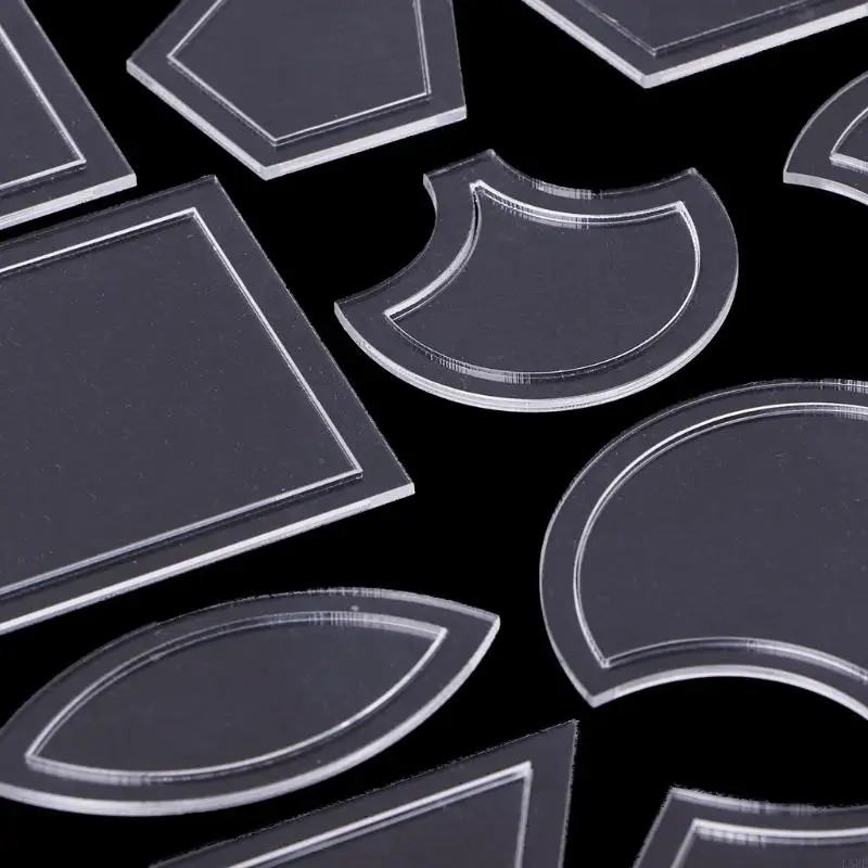 27pcs Modèles courtepointe à main mixtes