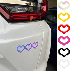 6cm Love Heart Shape Car Bumper Stickers Personalized Automobile Decor Window Vinyl Decals