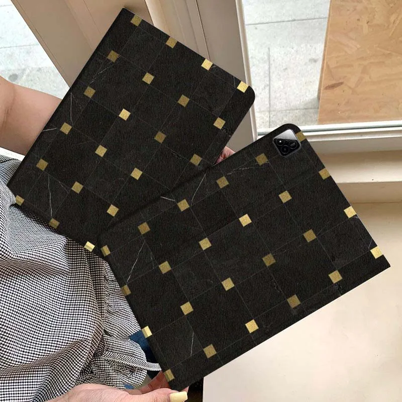 

Gray Vertical Striped Fabric Gift Tablet Case For Xiaomi Redmi Mini Pad SE K 2 4 5 6 7 8 2023 2025 11 8.8 11.2 10.1 Pro