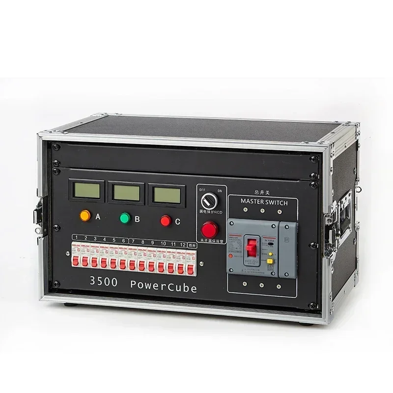 

Industrial plug-in power cabinet LED screen performance aviation plug-in stage box Stage lighting socket box Hot sales