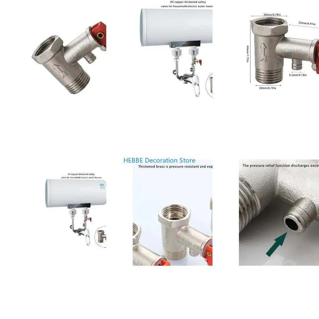 B0KC 304 Stainless Steel Check Valves Pressure Reducing Safety Valves 1/2 for Bathroom