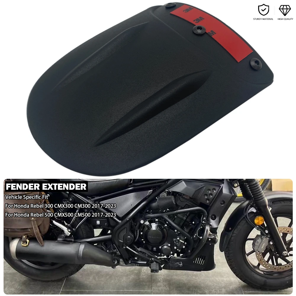 

Fender Extender Protector Mud Splash Guard Cover Front Mudguard Extension For Honda Rebel 500 CMX 300 CM300 CM500 CMX300 CMX500