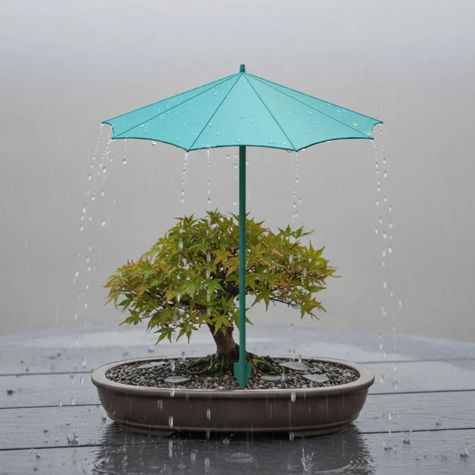Potted Plant Sun Umbrella Waterproof Mini Plant Umbrella Garden Protection Light Filtering Long-Lasting for Balcony