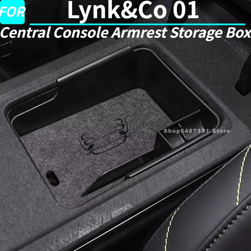 Car Central Console Armrest Storage Box for Lynk&Co 01 Interior Accessories 2021 2022 2023