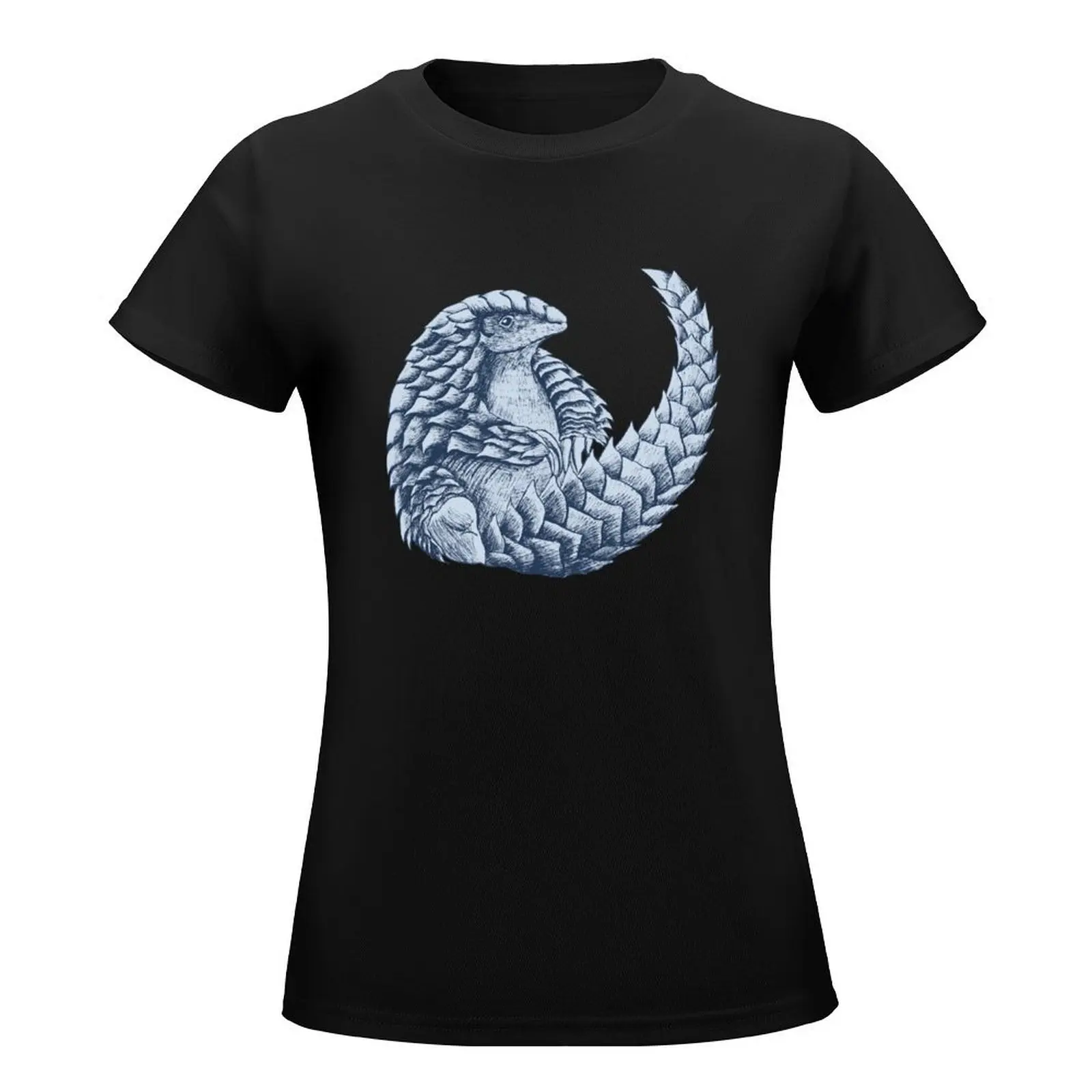 Pangolin T-Shirt funny korean fashion summer tops Short sleeve tee new edition t shirts for Women