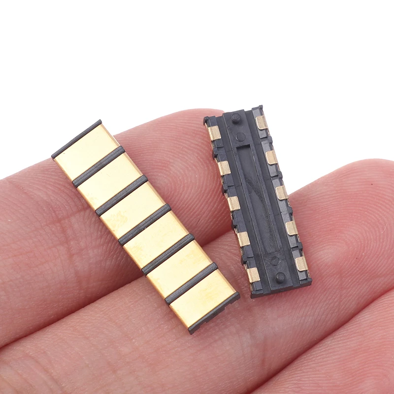 1 шт., 4,0 мм, шаг 2, 3, 4, 5, 6, 6-контактный гнездовой разъем, пружинный сжатый контакт, аккумулятор для поверхностного монтажа, оплата, припой, печатная плата