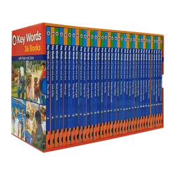 36 Books/set Ladybird Key Words with Peter and Jane English Picture Reading Children Early Education Textbook Magic Phonics Book