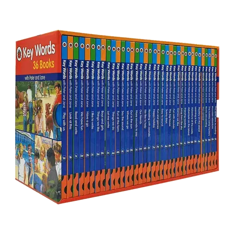 피터와 제인 영어 그림 읽기 어린이 조기 교육 교과서 매직 파닉스 북, 36 권/세트 무당 열쇠 단어