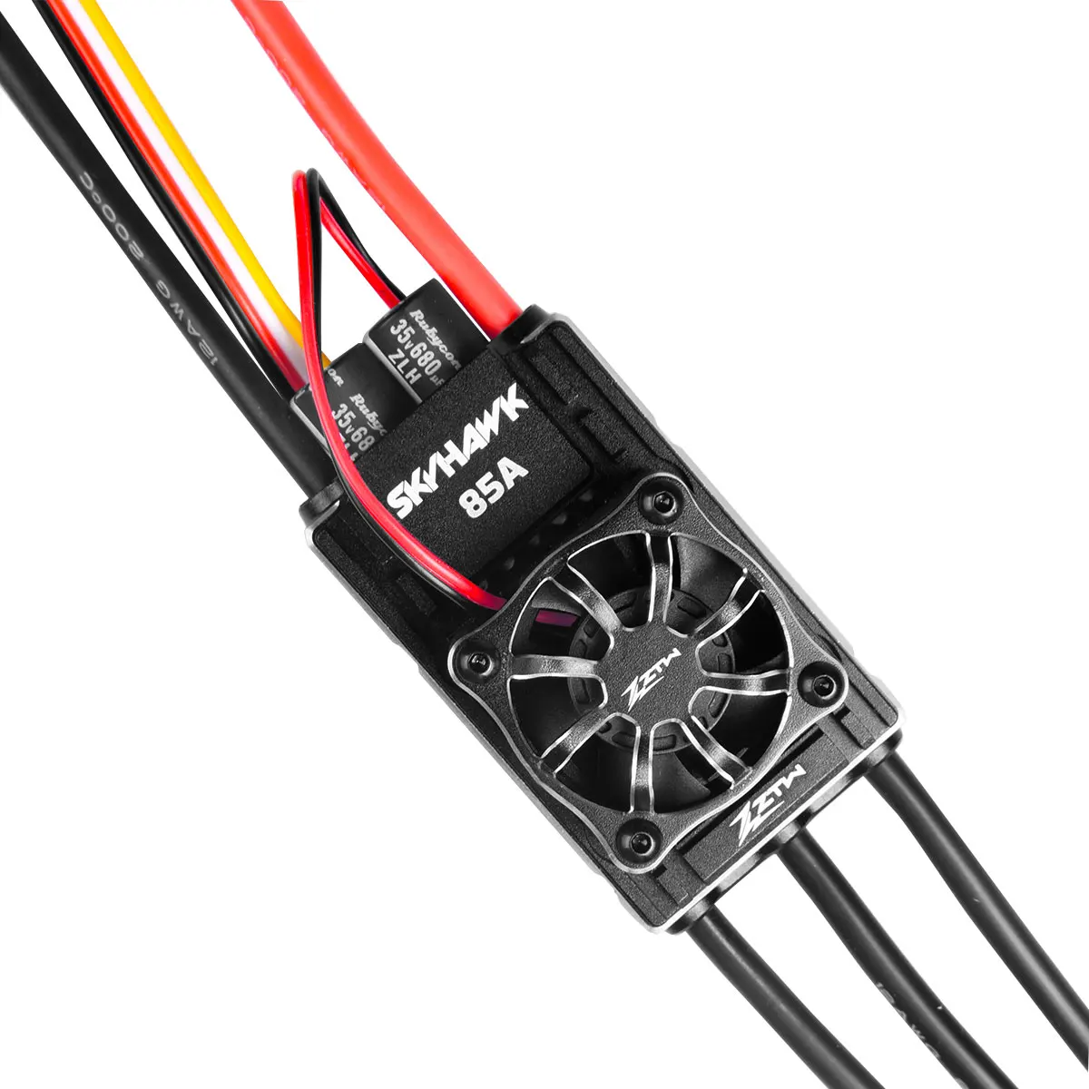 ZTW 32-Bit Skyhawk 85A ESC 3-6S 6V/7.4V/8.4V SBEC 10A Brushless Speed Control For RC Airplane F3A F3C 420-500 Class Helicopter