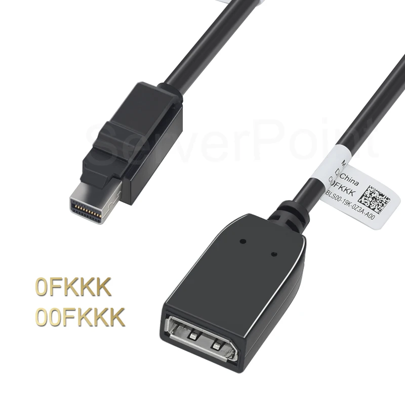 Adapter Cable 0FKKK CN-00FKKK 00FKKK For Dell Display Port To Mini Display Port With Clip 0FKKK CN-00FKKK 00FKKK