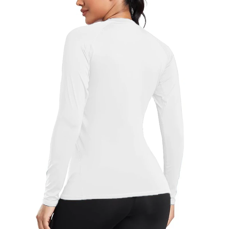 Graphic Long Sleeve Compression Shirt for Women Christian Athletic Yoga Running T-Shirt Spring Fall Gym Workout Training Tops