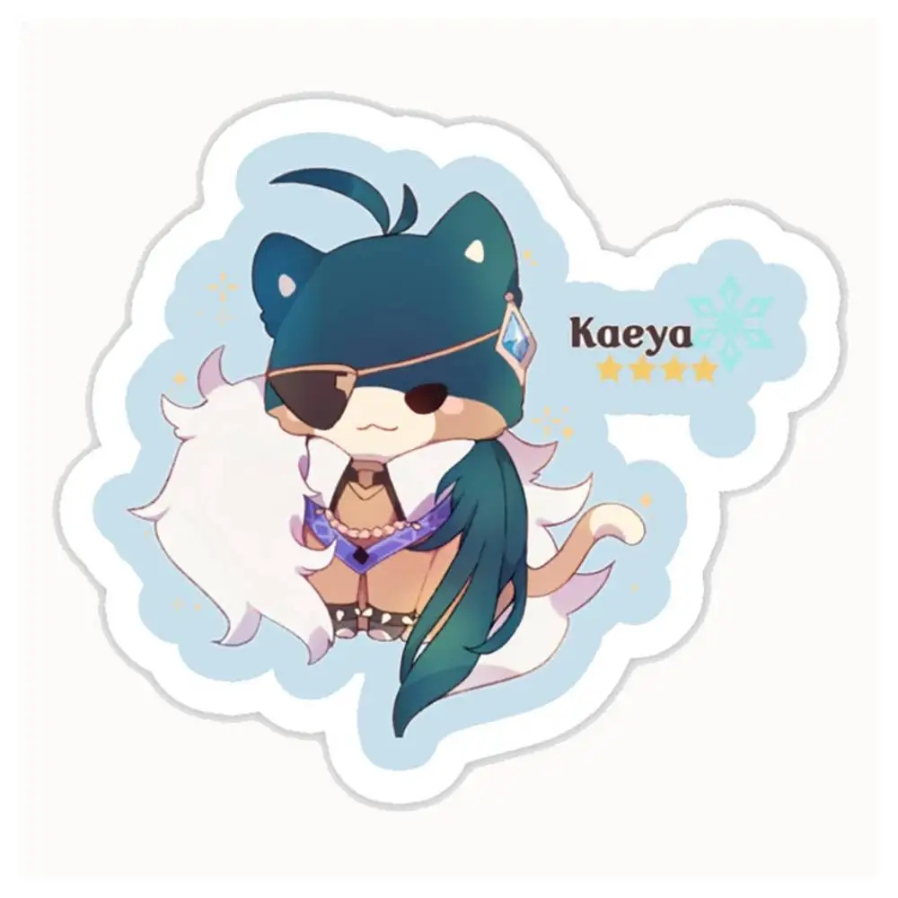 Kaeya-001 Waterproof Stickers For Decorating Car Windows Motorcycles And Computers.