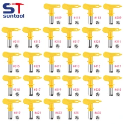 Suntool Yellow Multiple Models Airless Spray Gun Nozzle Tip 3600psi Airless Tips 395 515 for Paint Sprayer