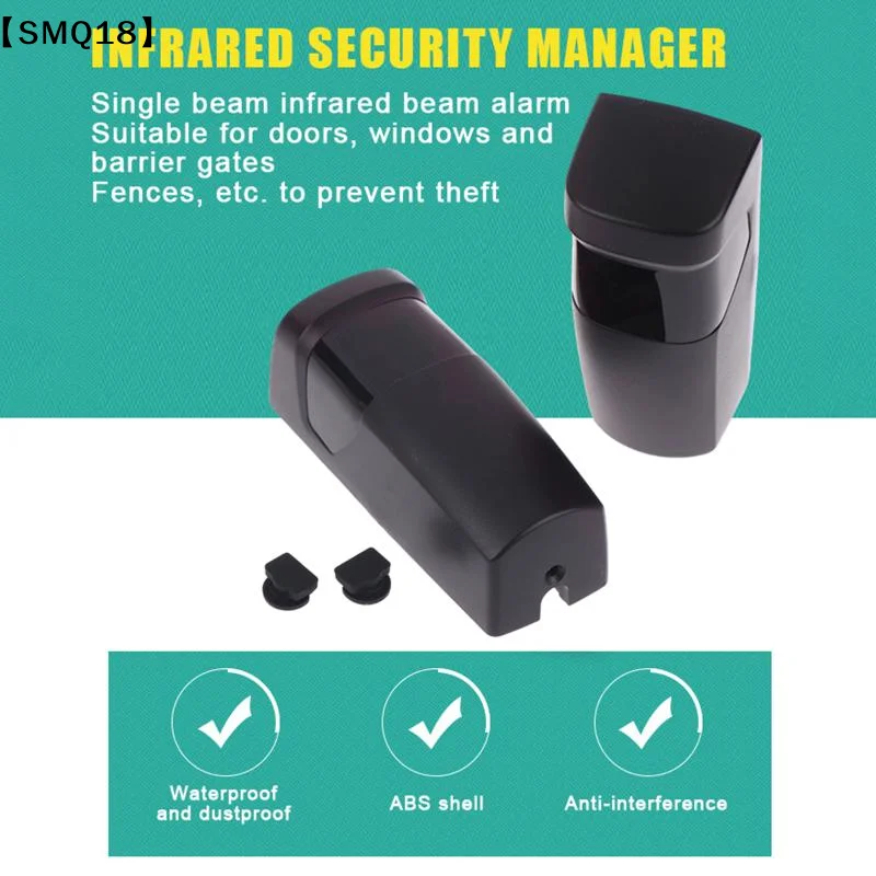 2Pcs Infrared Detector Sensor/ Swing /Sliding/Garage Gate / Door Safety Infrared Photocells For Safe Automated Gate Parts【SMQ】