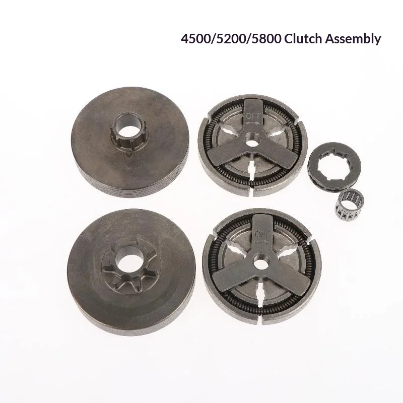 1 Set Chainsaw Parts 4500 5200 5800 Clutch Sprocket Kit For 0.325