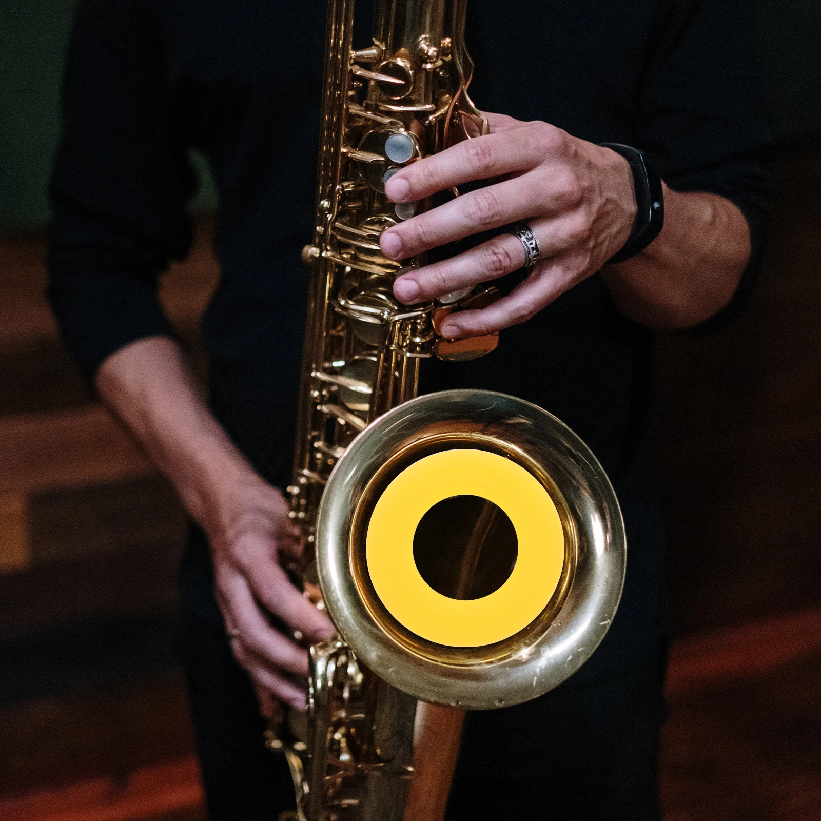 

Silicone Saxophone Mute Professional Alto Accessory For Quiet Practice And Noise Reduction